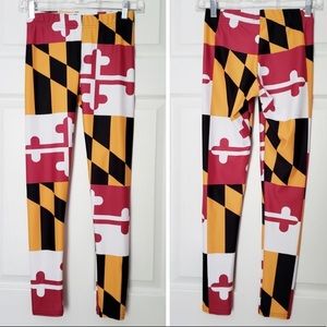 Maryland flag leggings